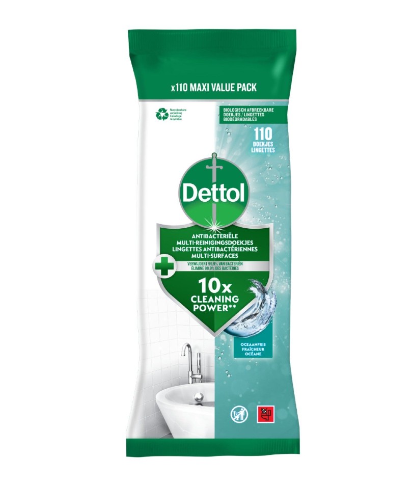 Dettol Maxi Oceaan Doekjes 110st